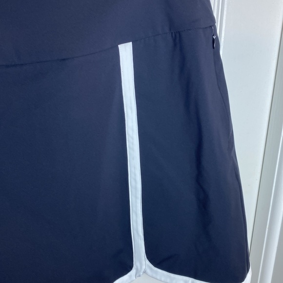 Kinona Simply Sassy Golf Skort Black White Size XL Sporty Performance Apparel - Picture 2 of 9